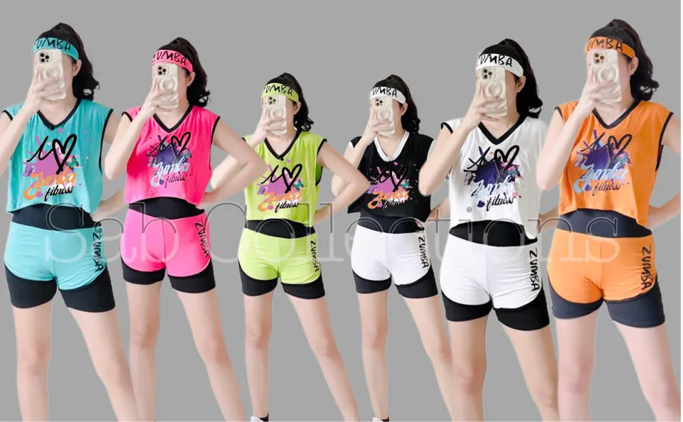 ONHAND 3in1 ZUMBA OUTFIT TEENO SHORT Lazada Lazada PH