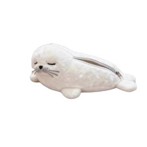 MMLUCK Cá Hộp đựng bút chì có nắp đậy Hình Dạng Con Vật Dung lượng lớn Túi đựng đồ Mới Polyester Túi đựng bút chì bằng vải nhung Đồ dùng học tập
