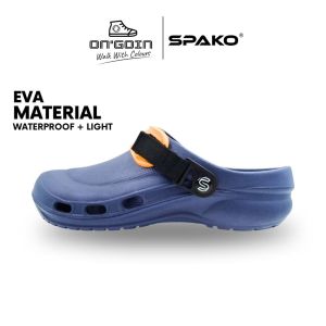 Spako Men Thick Sole Mules Sandals Clogs Size 40-45 Selipar Lelaki By OnGoin Malaysia