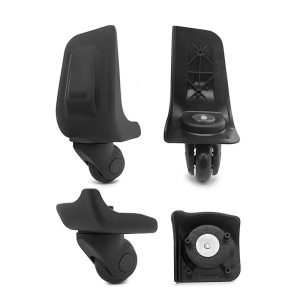 Replacement Luggage Wheel Repair Suitcase Bag Parts Spinner Wheels Casters Travel Trunk Caster Replacement Parts Black