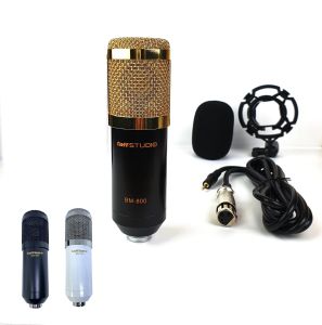BM800 Microphone BM 800 Studio with Shock Proof Mount for Smule Karaoke TaffSTUDIO
