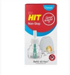 Obat Nyamuk Cair / Mosquito Repellents Hit Elektrik / Electric Good Knight Liquid 45 Hari Varian Apple ( Xpress ) Fresh ( Non Stop ) Refill Apple Fresh Classic Mat Electrik Refill Mat 48s Varian Classic Green Tea