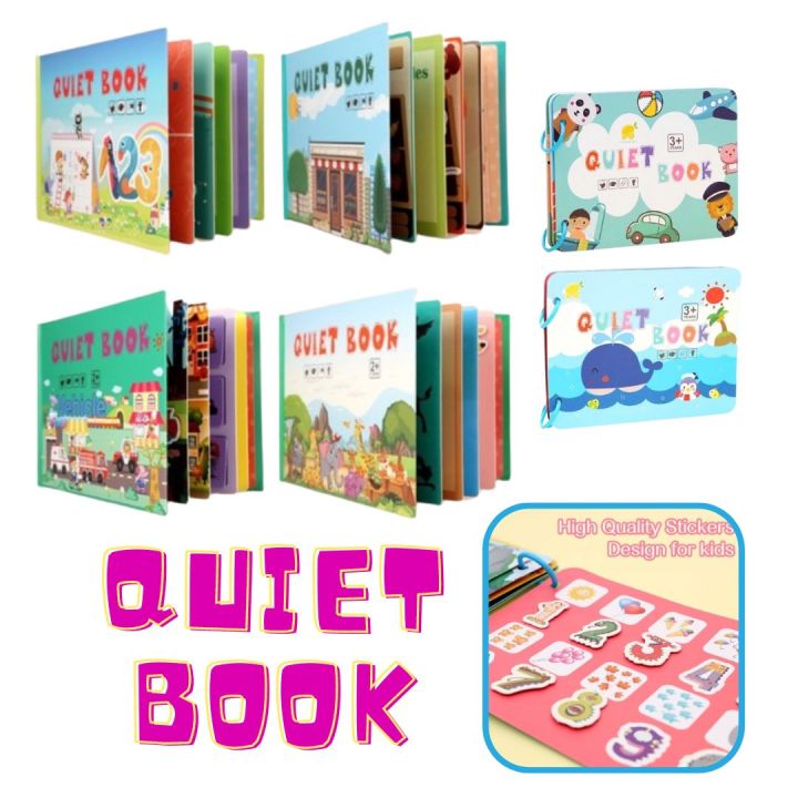 MnKC Quiet Book Busy Book for kids and Preschool learning Education ...