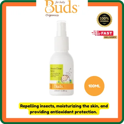 Buds Everyday Organics Mozzie Clear Spray | 100ml | EXP: 03/29