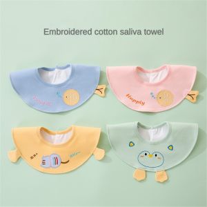 ผ้ากันเปื้อนเด็ก ผ้าซับน้ำลายเด็ก แรกเกิด-2ขวบ คละลายตามเพศน้อง คอตตอนแท้ 100% ผ้า2ชั้นเย็บอย่างดี ผ้ากันเปื้อนน่ารัก ผ้ากันเปื้อนเด็ก ผ้ากันเปื้อน 360degree