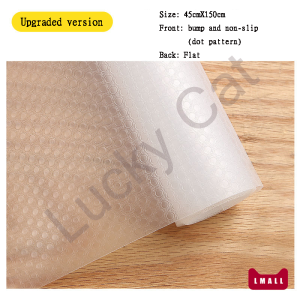 【SG】EXTRA THICK Non Slip Drawer Mat Plastic Shelf Liner Cabinet Pad Rubber Kitchen Cupboard Mat Cleaning Tool(45cm*150cm/60cm*500cm）