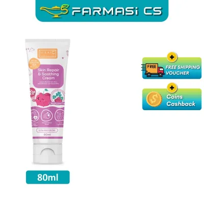 Berry C Skin Repair & Soothing Cream 80ml EXP:03/2029 [ Sensitive Skin Sooth Itch Insect Bite Scar Lightening ]