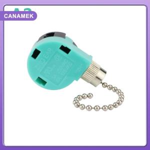 【CANAMEK】 Ceiling Fan Switch 3 Speed 4 Wire ZE-268S6 Fan Pull Chain Speed Control Switch