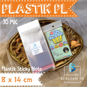 Plastik Display 8x14 Cm isi 100 lembar / Plastik Perlize / Plastik Opp Gantung Aksessoris Dan Snack Murah
