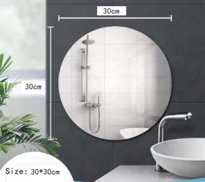 Mirror Wall Sticker Square Acrylic Wall Sticker Self-adhesive Tiles Sticker For Bathroom DIY 3D Wall Decal DIY Art Home