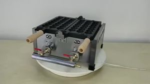 Commercial LPG Gas Lolly Stick Waffle Maker Candied Hawn Shape Waffle Machine Takoyaki Ball Grill for Street Food Stall