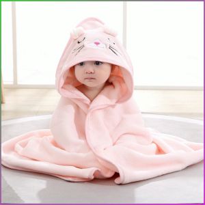 ผ้าเช็ดตัว อ่อนนุ่ม ผ้าห่มเด็ก ดูดซับน้ำได้ดี น่ารัก นวม เป็นมิตรกับผิว อาบน้ำ อเนกประสงค์