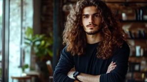 Kem Định Hình Tóc Xoăn Avenue Man - Kem tạo kiểu tóc xoăn giữ nếp linh hoạt dành cho nam giới với Keratin Acai & chiết xuất thảo dược - Kiểm soát tóc xơ rối chống ẩm kết cấu nhẹ - Sản phẩm dành cho tóc xoăn nam giới