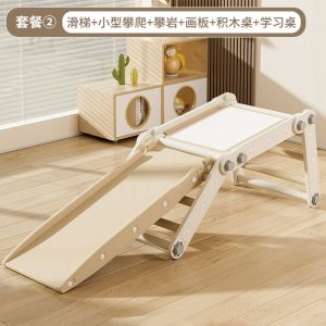 Toddler Climbing Gym Toddler Indoor Playground Kids Climbing Gym Sensory Training Equipment Family Room Swing Small Kids Climbing Gym Playground For Kids