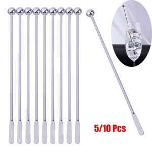 NIGHT PU Stainless Steel 19cm Mixer tail Bar tool for Wedding Party Bar tail Stirrers Mixing Sticks Swizzle Stick Stirrers