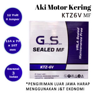 Aki motor satria fu KTZ6V / GTZ7S / GTZ6V GS gading siam aki kering