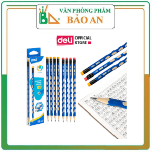 Bút chì  2B deli C016 .định vị tây cầm. Thân gỗ mềm dễ chuốt .Ruột chì mềm nét đậm ít bột chì.