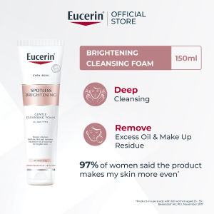 Eucerin Opti-White Brightening Facial Cleanser 150g – Gentle Daily Wash with Licorice & Vitamin C to Reveal Radiant Skin