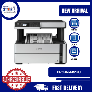Epson Printer EcoTank M2140 Monochrome All-in-One Ink Tank | Fast Print Scan Copy Auto Duplex