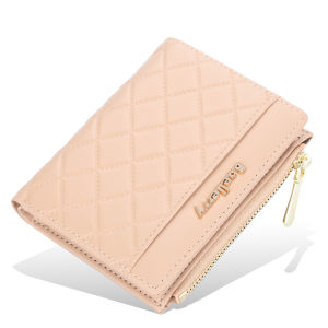 BAELLERRY Dompet Wanita Dompet Lipat Cewek Dompet Pendek Import Bahan Kulit PU Leather Premium