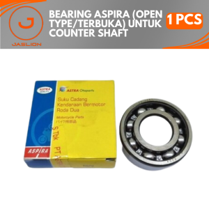 Bearing ASPIRA (Open Type/Terbuka) untuk TRANSMISION CRANKCASE KIRI COUNTER SHAFT