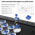 Haute42 C16 Magnetic Hitbox Leverless Arcade Stick Controller For Ps4 /PS5/Switch Button Rim Stickless Hitbox Fightstick. 