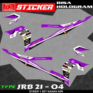 STIKER STRIPING JUPITER Z 115 ROBOT STICKER PREMIUM BISA HOLOGRAM JRB 21