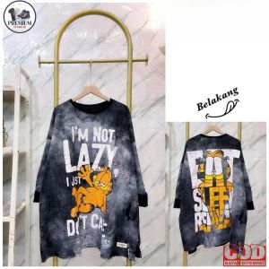 premiumstore.outfit Kaos Oversized Wanita Import Motif Kartun Unik – Nyaman & Stylish