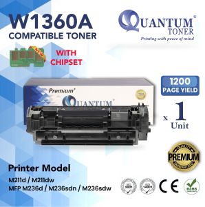 Compatible 136A W1360A W1360X Toner HP LaserJet M211d M211dw MFP M236d M236dw M236sdn M236sdw Printer Ink