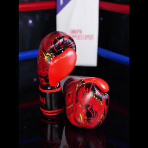 Kick Boxing Gloves for Men Women PU Karate Muay Thai Guantes De Boxeo Free Fight MMA Sanda Training Adults Kids Equipment