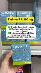 Ready stock 🇲 🇾 [KLPHARMACY] Fluimucil A Sugar Free Sachets (100/200/600mg)