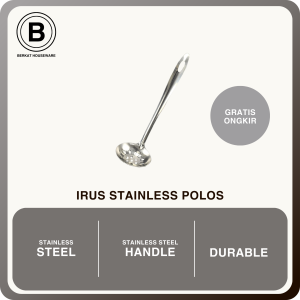 Irus Lubang Tanggung Stainless Steel|Stainless Steel Hotpot Ladle K12-7