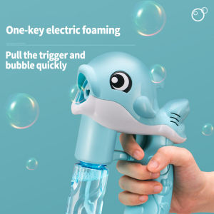 Fully Automatic Childrens Dolphin Bubble Gun Gift Electric Bubble Childrens gifts