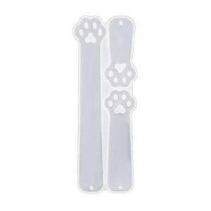 DIY Bookmark Silicone Mould Rectangle Cat Claw Dolphin Resin Mold DIY Ornaments Pendant Tool for Making Crafts