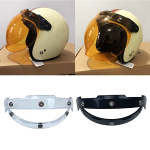 Lật lên cơ sở đính kèm kính trong suốt lá chắn Visor cho 3-Snaps Mũ bảo hiểm hở mặt Mũ bảo hiểm xe máy linh kiện sửa chữa