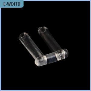【E-WOITD】 100Pcs Set Double Rubber Plug For Frameless Glasses Spare Buckle For Prescription Glass Glasses Equipment Accessories