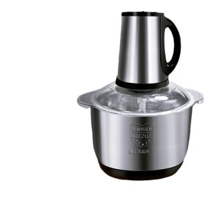 Multifunctional Stainless Steel 5 Electric Meat Grinder 3 Garlic Crusher Mixer Kitchen Grinder Gift