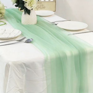 6 Meters Wedding Arch Drape Fabric Sheer Chiffon Tulle Curtain Draping Backdrop Home Drapery Ceremony Decorations