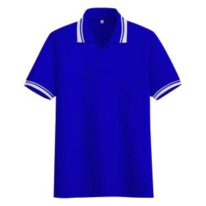 Noveli wear - Kaos polo shirt polos Biru Benhur kerah stripe | kaos kerah seragam pria lengan pendek