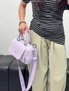 ALO Color Block Boston Crossbody Bag Women Top Handle Multi Zipper Pockets Detachable Wide Strap Casual Daily Travel Shoulder Handbag