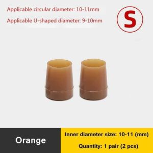 ELITEDEALSHUB Shockproof Heel Protector Round Shape Non-slip Silencer Heel Protector Silencer Silencer Heel High Heels