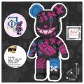 lắp ráp xếp hình Bearbrick Jinx 36 - 55cm tặng kèm búa có hộp cao cấp - Mô hình lắp ráp Gấu Bearbrick 55cm nhiều mẫu MPin, Xinz. 