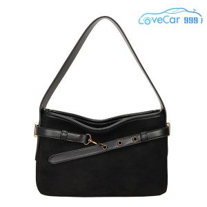 Stylish Womens Tote Bag Made of PU Leather Large Capacity Vintage Handbag for Travel and Shopping