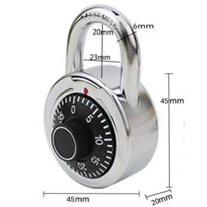 New Turntable Password Lock Coded Lock Dial Combination Padlock Rotary Padlock Dial Number Door Hardware Locks