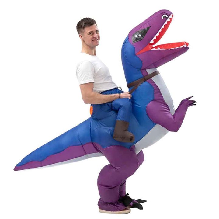 Inflatable Dinosaur Costume Ride on Dinosaur Costume Blow Up Costume ...