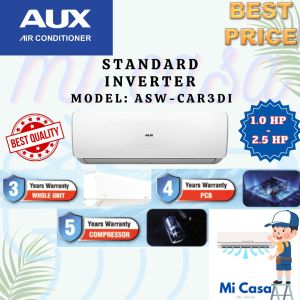 KUCHING SARAWAK EAST MALAYSIA SEDA AUX STANDARD INVERTER R32 WALL MOUNTED AIRCOND (NEW) 1 HP -2.5 HP