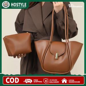 Women Simple Tote Handbag for Female Women Fashion Shoulder Bag PU Leather Simple Tote Handbag for Work Travel