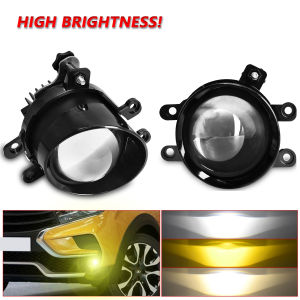 Ekleva 2 cái phổ/Toyota 3 hyperboloid LED Đèn sương mù 55 Wát HID LED ống kính máy chiếu cao + chùm sáng thấp siêu sáng đèn sương mù chỉ cho H4/H7/9005/9006