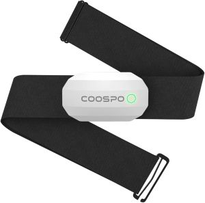 COOSPO Bluetooth Monitor Chest Strap H808S ANT+ BLE HR Monitor Chest HRM IP67 Waterproof Use for Running Cycling Gym and Other Sports