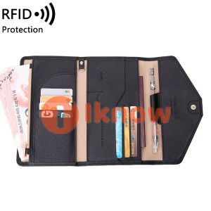 ฉันรู้ว่ากระเป๋าหนังสือเดินทาง RFID บางเฉียบกระเป๋าใส่พาสปอร์ตหนังสือเดินทางสำหรับทั้งชายและหญิงที่เดินทางไปต่างประเทศ